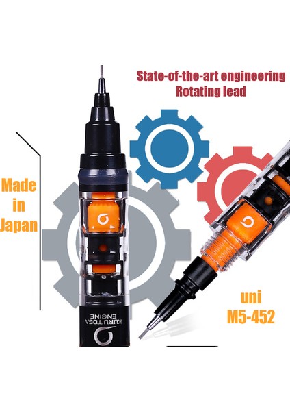 M5-450T Pembe Stil 1 Adet Uni Mmtm Kuru-Toga Mekanik Kalem Otomatik Kalem Dönen Uçlu Öğrenci Ofis (Yurt Dışından) fiyatları