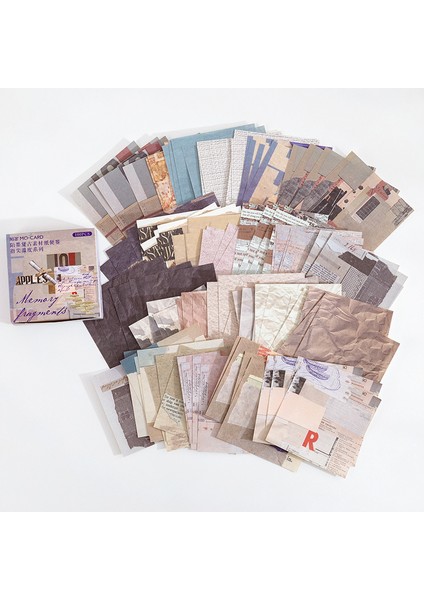 E Stili Bay Kağıt Not Defteri Hafif Kağıt Retro Malzeme Parmak Sıcaklık Serisi Retro Kart Yazma Not Defteri (Yurt Dışından)