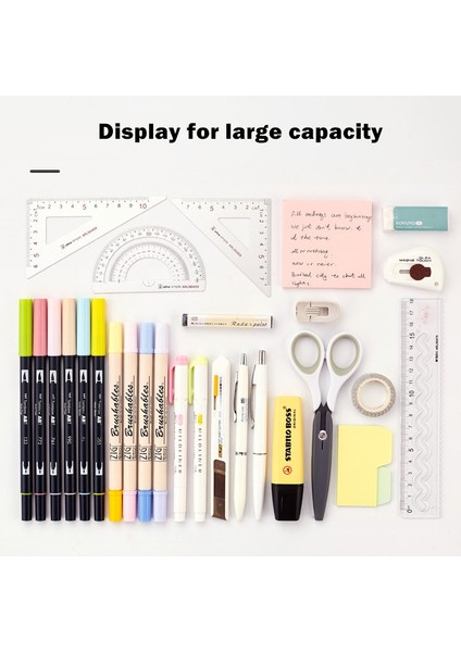 Siyah Stil Angoo Genç Kalem Çantası Kalem Kutusu, Nane Çizgili Basit Pembe Noktalar Tuval Kalem Telefon Tutucu Saklama Poşeti Okul Malzemeleri F171 (Yurt Dışından) indirimleri