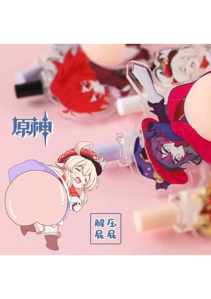 1 Adet Rastgele Stil Anime Ge Etki Atma Kalem Oyuncak Venti Klee Zhongli Qiqi Jel Kalem Çalışma Kırtasiye Oyuncak Hediye (Yurt Dışından)