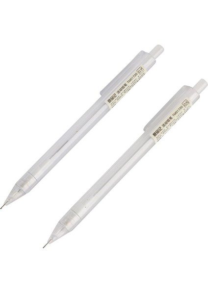 Sarı Stil Şeffaf Mekanik Kurşun Kalem Otomatik Kalem Siyah Renkli Yedek Çizim Yazma Itme Kalem (Yurt Dışından) indirimleri