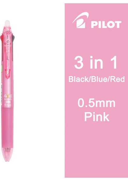 0,5 mm Pembe Stil Pılot LKFB-60EF 3'ü 1 Arada Geri Çekilebilir Silinebilir Jel Kalem Okul Malzemeleri Japonya Papeleria Çalışma Kırtasiye (Yurt Dışından)