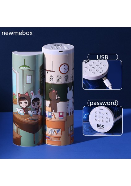 No.5 Tarzı Hızlı Kum Kalem Kutusu Yeni Nesil Kutu Şifreli Kawaii Kalem Kutusu (Yurt Dışından)