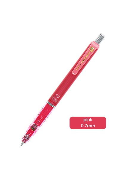 07PEMBE Tarzı 1 Adet MA85 Zebra Delguard Kırılmaz Kurşun Mekanik Kalem Yüksek Kaliteli - Itme Mekanizmalı Kalem Okul Malzemeleri (Yurt Dışından)