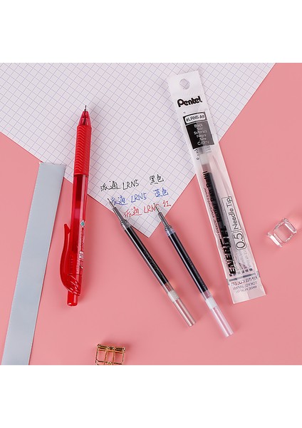 Siyah0,4 mm Stili 6 Adet Pentel Energel Jel Dolma Kartuş Lrn5 Lrn Için BLN75 BLN105 Hızlı Kuruyan Öğrenci Kırtasiye Malzemeleri (Yurt Dışından) fırsatları