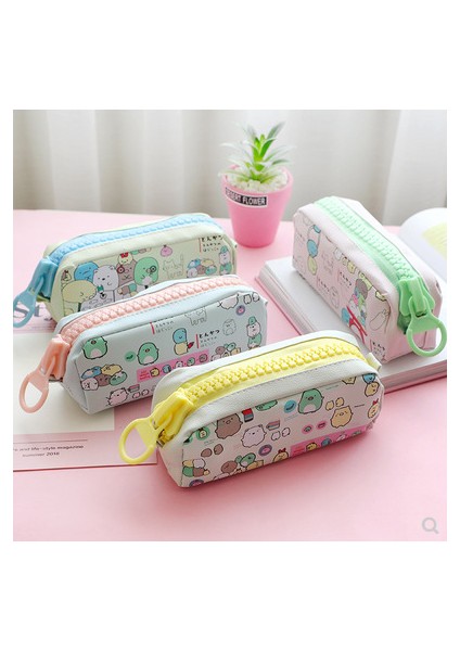 No.2 Tarzı Sevimli Karikatür Sumikko Gurashi Pu Büyük Kapasiteli Kalem Çantası Kılıfı Kalemlik Okul Öğrencisi Için Fermuarlı Organizer (Yurt Dışından) indirimleri