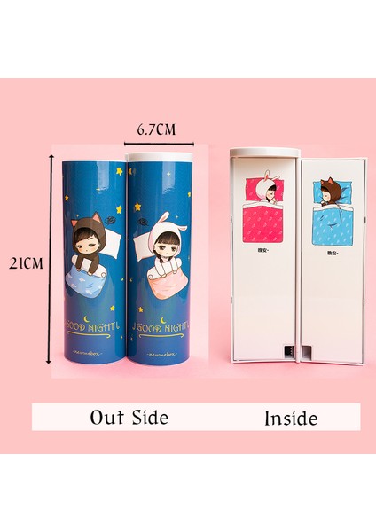 Nbx-C-10 Stili Çocuklar Için Kawaii Çizim Okul Kalem Kutusu Pandadan Çileğe Kedi Desenli Durabilen Katlanabilir Rulo Stilinde Kalem Kutusu - Suya Dayanıklı (Yurt Dışından)