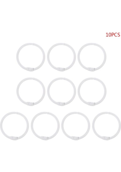 W Stili Metal Gevşek Yaprak Bağlama Halka Kitap Halkaları Kendin Yap Albümler Okul Ofis Malzemeleri El Sanatları (Yurt Dışından)