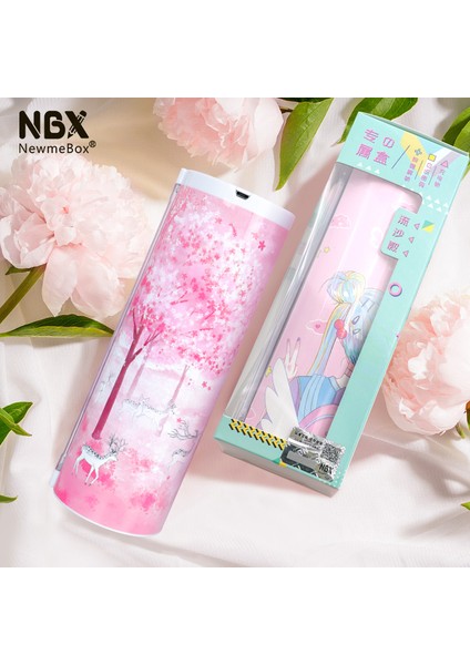 USB Uzun 010 Stili Yeni USB Şarj Şifreli Kilitli Okul Kırtasiye Kutusu Sevimli Çizgi Film Kedi Penguen Silindir Kalem Kutusu (Yurt Dışından) indirimleri