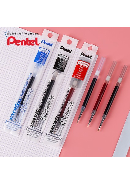 Kırmızı0.5mm Tarzı 0.4 Karışım Pentel Energel Jel Dolma Kartuş Lrn5 Lrn Için BLN75 BLN105 Hızlı Kuruyan Öğrenci Kırtasiye Malzemeleri (Yurt Dışından)