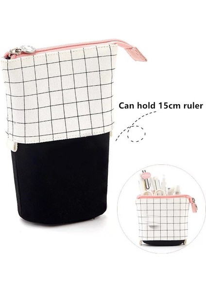 A12 Stili Yaratıcı Çekilebilir Kedi Kalem Kutusu Okul Kırtasiye Çantası Sevimli Kalem Kutuları Tuval Büyük Kawaii Kalem Tutucu Hediye Çocuklar Için Kalem Çantası (Yurt Dışından)