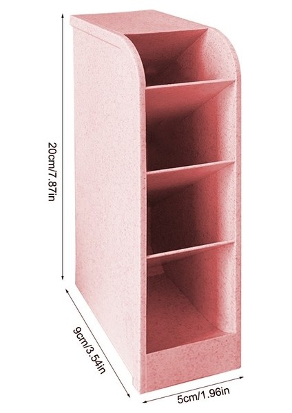 Beyaz Stil Kalem Fırça Tutucu Masa Kalem Tutucu Okul Malzemeleri Kore Sevimli Kırtasiye ve Ofis Makyaj Organizatörü (Yurt Dışından)