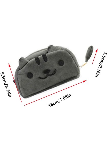 No.5 Tarzı 1 Adet Çizgi Film Köpek Peluş Kalem Kutusu Kawaii Kalem Çantası Sevimli Hayvan Kedi El Çantaları Kızlar Makyaj Çantası Öğrenci Okul Kırtasiye Malzemesi (Yurt Dışından)