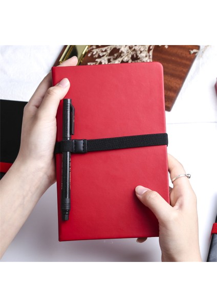 A5 Siyah Stil A5A6 Defter Için 1 Adet Elastik Kalem Tutucu - Okul Ofis Malzemeleri Organizatörü (Yurt Dışından) fırsatları