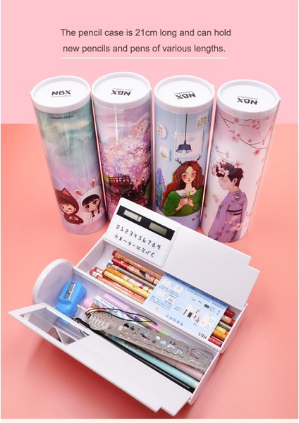 Deniz Tarzı Izle Nbx Gerçek Yenilikçi Kırtasiye Kutusu Öğrencilerin Sevdiği Çok Işlevli Sevimli Çizgi Film Kedi ve Penguen Kalem Kutusu (Yurt Dışından) modelleri