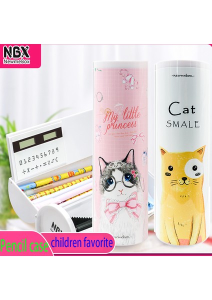 Deniz Tarzı Izle Nbx Gerçek Yenilikçi Kırtasiye Kutusu Öğrencilerin Sevdiği Çok Işlevli Sevimli Çizgi Film Kedi ve Penguen Kalem Kutusu (Yurt Dışından) fırsatları