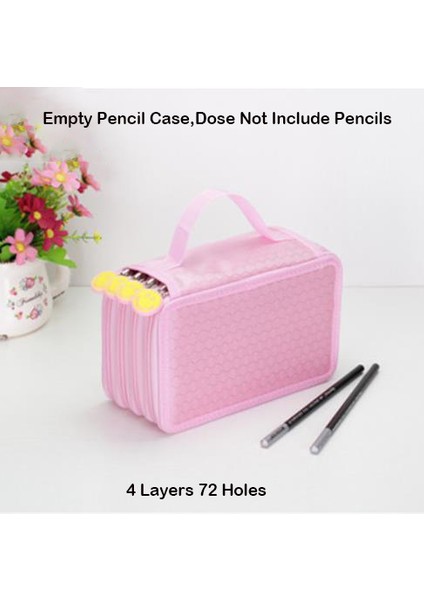Karışık Renk Stili Kızlar Için Yuvarlak Okul Kalem Kutusu Estetik Kalemlik Ofis Kalem Kutusu Kawaii Büyük Kalem Çantası Malzeme Kutusu (Yurt Dışından)