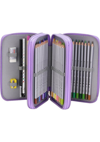 Karışık Renk Stili Kızlar Için Yuvarlak Okul Kalem Kutusu Estetik Kalemlik Ofis Kalem Kutusu Kawaii Büyük Kalem Çantası Malzeme Kutusu (Yurt Dışından) modelleri