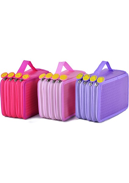 Karışık Renk Stili Kızlar Için Yuvarlak Okul Kalem Kutusu Estetik Kalemlik Ofis Kalem Kutusu Kawaii Büyük Kalem Çantası Malzeme Kutusu (Yurt Dışından) indirimleri