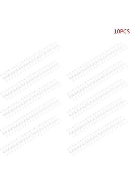 Şeffaf Stil Lastik Spiral Halkalı Gevşek Yaprak Bağlantı Halkası Defter Holes Defter Kağıdı Kitap Hatıra Defteri Kırtasiye (Yurt Dışından)