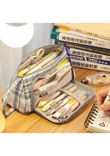 Sarı Stil Sevimli Kalem Kutusu Kawaii Büyük Kapasiteli Kalemlik Okul Kalem Kutusu Taşınabilir Kalem Çantası Kalemler Pouool Kalem Kutusu Kırtasiye (Yurt Dışından) fiyatları