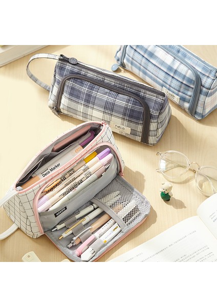 Sarı Stil Sevimli Kalem Kutusu Kawaii Büyük Kapasiteli Kalemlik Okul Kalem Kutusu Taşınabilir Kalem Çantası Kalemler Pouool Kalem Kutusu Kırtasiye (Yurt Dışından) fırsatları