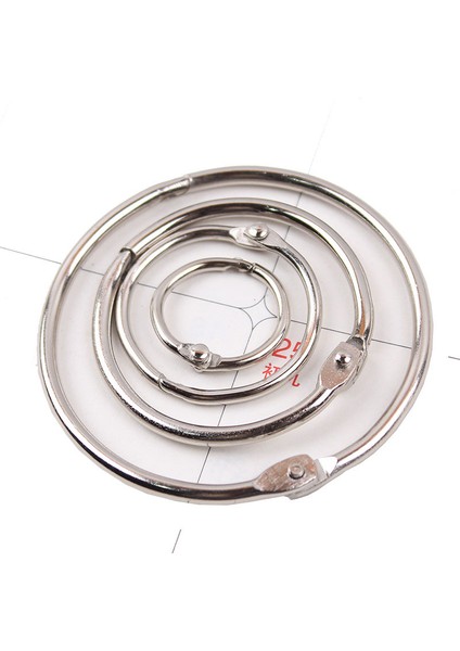 25 mm Gümüş Stil Metal Bağlayıcı Menteşeli Halka Altın Gevşek Yaprak Açılış Daire Defter Döngüler Scrapbook Albüm Ofis Bağlama Halkası Not Defteri Üzerinde (Yurt Dışından) indirimleri