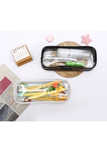 Stil5-Mavi Stil Yeni Basit Stil Şeffaf Pvc Kalem Kutusu Yaratıcı Kore Kırtasiye Okul Ofis Malzemeleri Kılıfı Depolama Kalem Çantası (Yurt Dışından) indirimleri