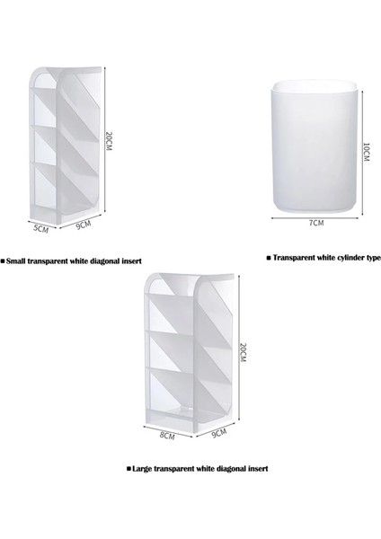 Beyaz Stil Kalem Fırça Tutucu Masa Kalem Tutucu Okul Malzemeleri Kore Sevimli Kırtasiye ve Ofis Makyaj Organizatörü (Yurt Dışından) indirimleri
