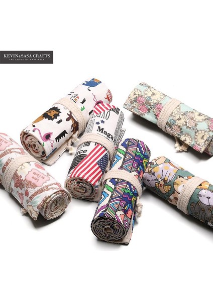 No.24 Tarzı 24 Delikli Kalem Kutusu Fabrool Malzemeleri Sanat Kalem Kılıfı Tuval Kalem Sarma Fırça Makyaj Fırça Kalem Saklama Kırtasiye Öğrenci (Yurt Dışından) modelleri