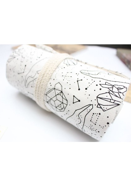 Ordu Yeşili Tarzı Delikli Büyük Kalem Kutusu Okul Tuval Rulo Kılıfı (Yurt Dışından) fırsatları