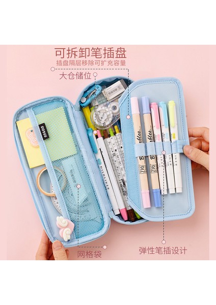 No.2 Tarzı Kevin&sasa El Işleri Unicorn Büyük Kapasiteli Kalem Kutusu Kızlar Için Su Geçirmez Kumaş Sevimli Okul Malzemeleri (Yurt Dışından) indirimleri
