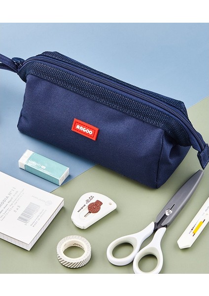 Pembe Tarzı Angoo Tekne Tipi Kalem Çantası Kalem Kutusu Büyük Kapasiteli Oxford Kumaş Depolama El Çantası Kalem Cetvel Kırtasiye Okul Seyahat F851 (Yurt Dışından) fiyatları