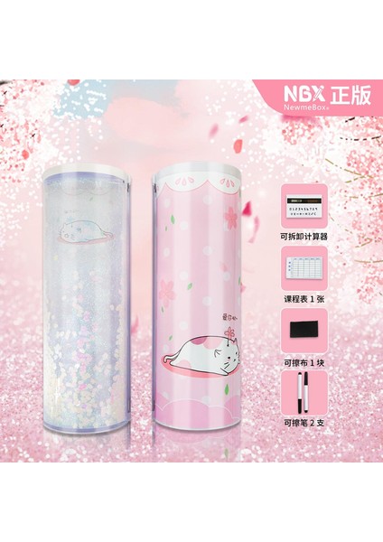 F Stili Nbx Sevimli Kalem Kutusu Çanta Çantası Kılıf Okul Malzemeleri Bilgisayar Ayna (Yurt Dışından)