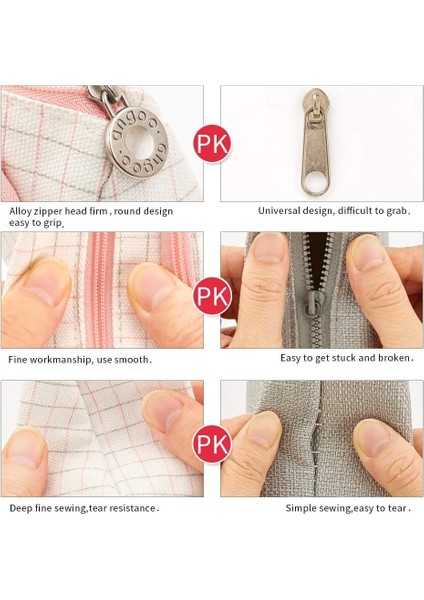 Houndstooth Siyah Stil Angoo [özel] Karelı Kalem Kalem Kutusu, Çoklu Yuva Izgaralı Büyük Depolama Çantası, Organizatör Kırtasiye Kozmetik Öğrenci Okul Hediye F443 (Yurt Dışından) fırsatları