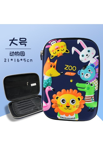 Turuncu Tarzı Kaplumbağa Kalem Kutusu Sevimli Kırtasiye Unicorn Kutusu Okul Malzemeleri Çanta (Yurt Dışından)