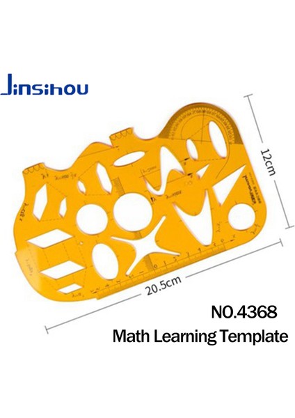 NO.4368 Tarzı Jinsihou Plastik Çizim Şablonu Şablonu Cetvel K Reçine Yumuşak Mimar Inşaat Geometri Matematik Mobilya Eğri Yuvarlak Cetvel (Yurt Dışından)