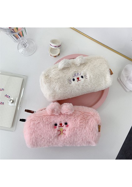 B Tarzı Sevimli Kawaii Peluş Yüksek Kapasiteli Kalem Kutusu Okul Malzemeleri Için Ayı Tasarımlı Kılıf (Yurt Dışından) modelleri