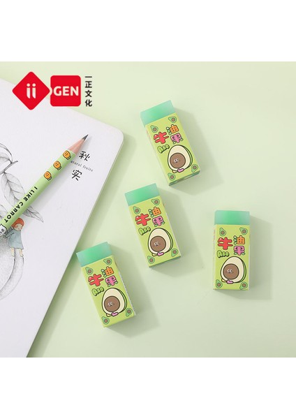 Yeni Sevimli Avokado Kawaii Silgi Kalem Silgisi Yaratıcı Ofis Okul Malzemeleri Öğrenci Hediyelikleri Meyve Silgisi (Yurt Dışından) fırsatları