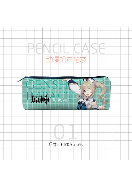 No.15 Tarzı Anime Sevimli Kalem Kutusu - Öğrenci Yazma Öğrenme Ofis Malzemeleri - Polyester Kırtasiye Gereçleri (Yurt Dışından) fırsatları