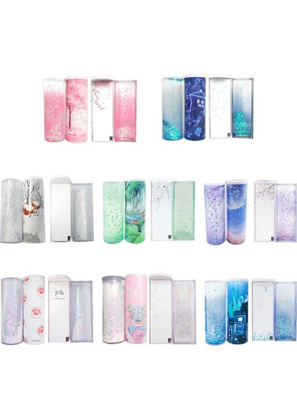 E Stili Nbx Sevimli Kalem Kutusu Çanta Çantası Kılıf Okul Malzemeleri Bilgisayar Ayna (Yurt Dışından) modelleri