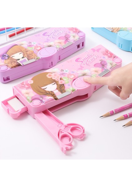 B2 Stili Deformasyon Kalem Kutusu Öğrenci Yaratıcı Çok Fonksiyonlu Büyük Kapasiteli Kalem Kutusu Teknolojik Cool Okul Malzemeleri Kalem Kutusu (Yurt Dışından) modelleri