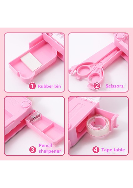 B2 Stili Deformasyon Kalem Kutusu Öğrenci Yaratıcı Çok Fonksiyonlu Büyük Kapasiteli Kalem Kutusu Teknolojik Cool Okul Malzemeleri Kalem Kutusu (Yurt Dışından) indirimleri