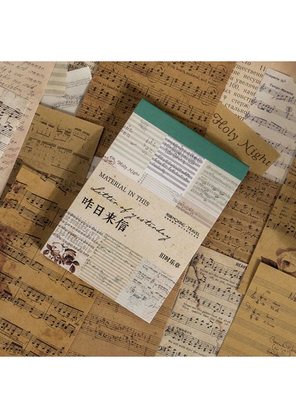 Jiushiyuezhang Tarzı Dünün Mektupları Serisi Kağıt Günlük Scrapbooking Etiketler Ofis Okul Kırtasiye-Stick Notları Memo Blokları - Türkçe E-Ticaret Başlığı (Yurt Dışından) indirimleri