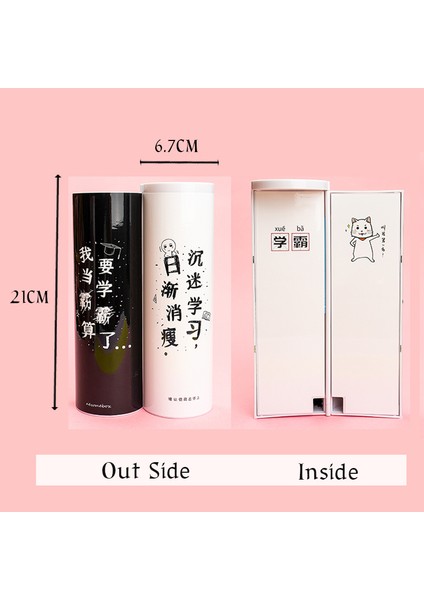 Nbx-C-24 Stili Çocuklar Için Kawaii Çizim Okul Kalem Kutusu Pandadan Çileğe Kedi Desenli Durabilen Katlanabilir Rulo Stilinde Kalem Kutusu - Suya Dayanıklı (Yurt Dışından)