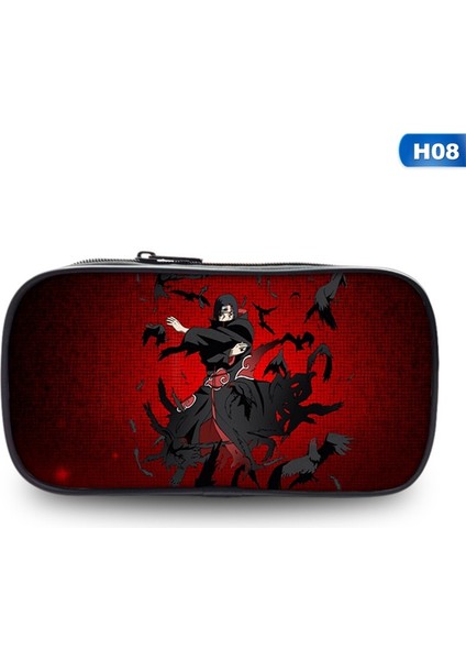 H08 Stili Anime Boruto Next Generations Kalem Çantası Anime Figürleri Baskılı Kalem Kutusu Büyük Kapasiteli Kırtasiye (Yurt Dışından)