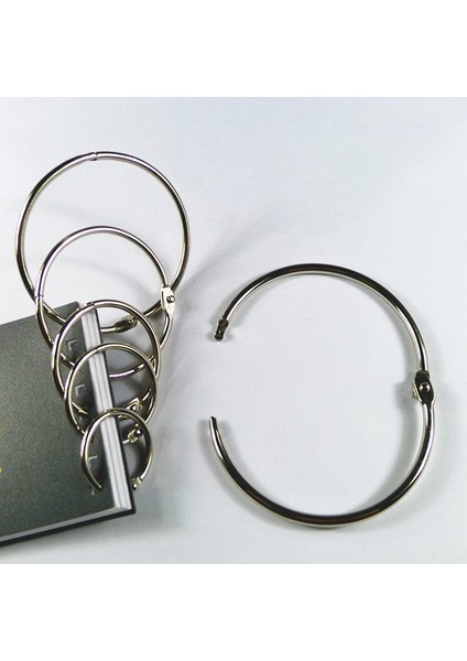 75 mm Tarzı 4 Parça Metal Halka Bağlayıcı Kendin Yap Albümler Gevşek Yapraklı Kitap Halkaları Açma Ofis Bağlama Malzemeleri (Yurt Dışından) fırsatları