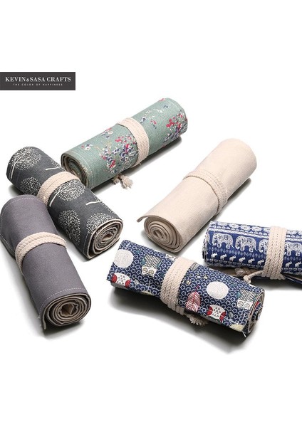 No.12 Tarzı 24 Delikli Kalem Kutusu Fabrool Malzemeleri Sanat Kalem Kılıfı Tuval Kalem Sarma Fırça Makyaj Fırça Kalem Saklama Kırtasiye Öğrenci (Yurt Dışından) fiyatları