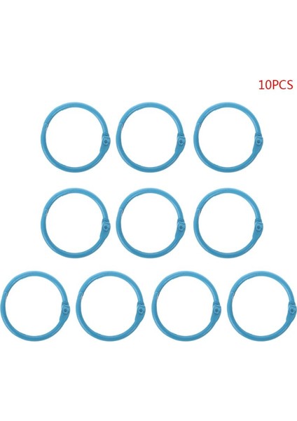 Bl Tarzı Metal Sabit Sayfa Bağlantı Halkası Dış Çap Kitap Halkalar Anahtarlık Indeks Kart Çok Renkli Bağlantı Halkası Okul Ofis Için (Yurt Dışından)