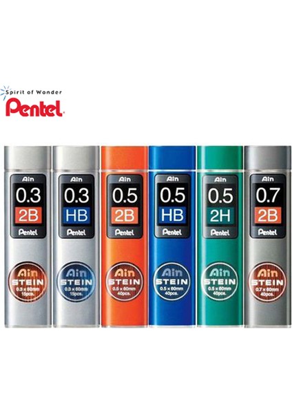 Pıc6 Stili Olarak 1 Adet Japon Pentel Otomatik Kalem Ucu Ain Steın Siyah Reçine Kalem Ucu (Yurt Dışından)